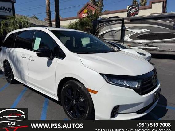 HONDA ODYSSEY 2024 5FNRL6H77RB038360 image