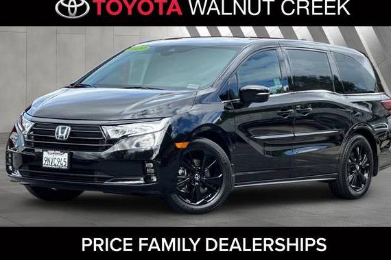 HONDA ODYSSEY 2024 5FNRL6H70RB061060 image