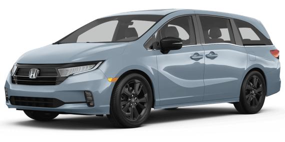 HONDA ODYSSEY 2024 5FNRL6H70RB046347 image