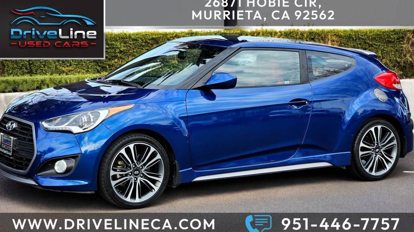 HYUNDAI VELOSTER 2016 KMHTC6AE5GU256389 image