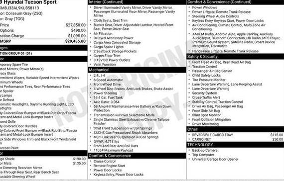 HYUNDAI TUCSON 2019 KM8J33AL9KU858113 image HYUNDAI TUCSON 2019 KM8J33AL9KU858113 image