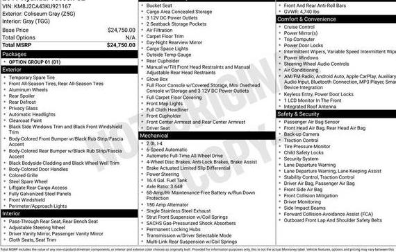 HYUNDAI TUCSON 2019 KM8J2CA43KU921167 image