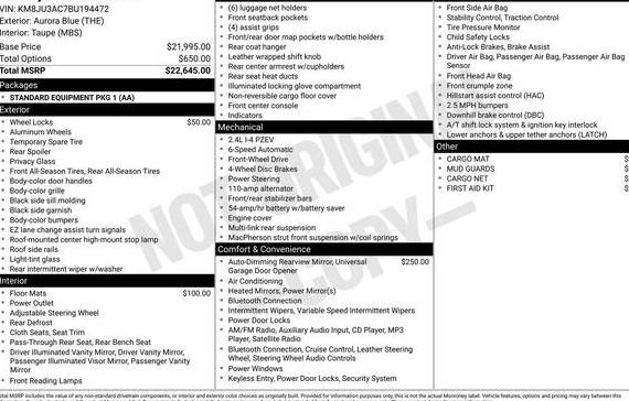 HYUNDAI TUCSON 2011 KM8JU3AC7BU194472 image