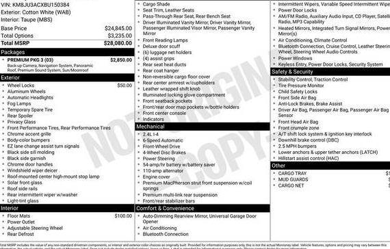 HYUNDAI TUCSON 2011 KM8JU3ACXBU150384 image