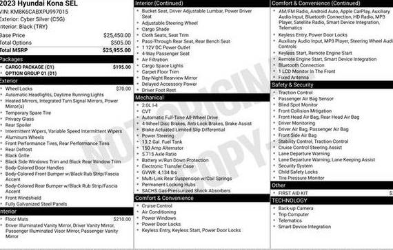 HYUNDAI KONA 2023 KM8K6CABXPU997015 image
