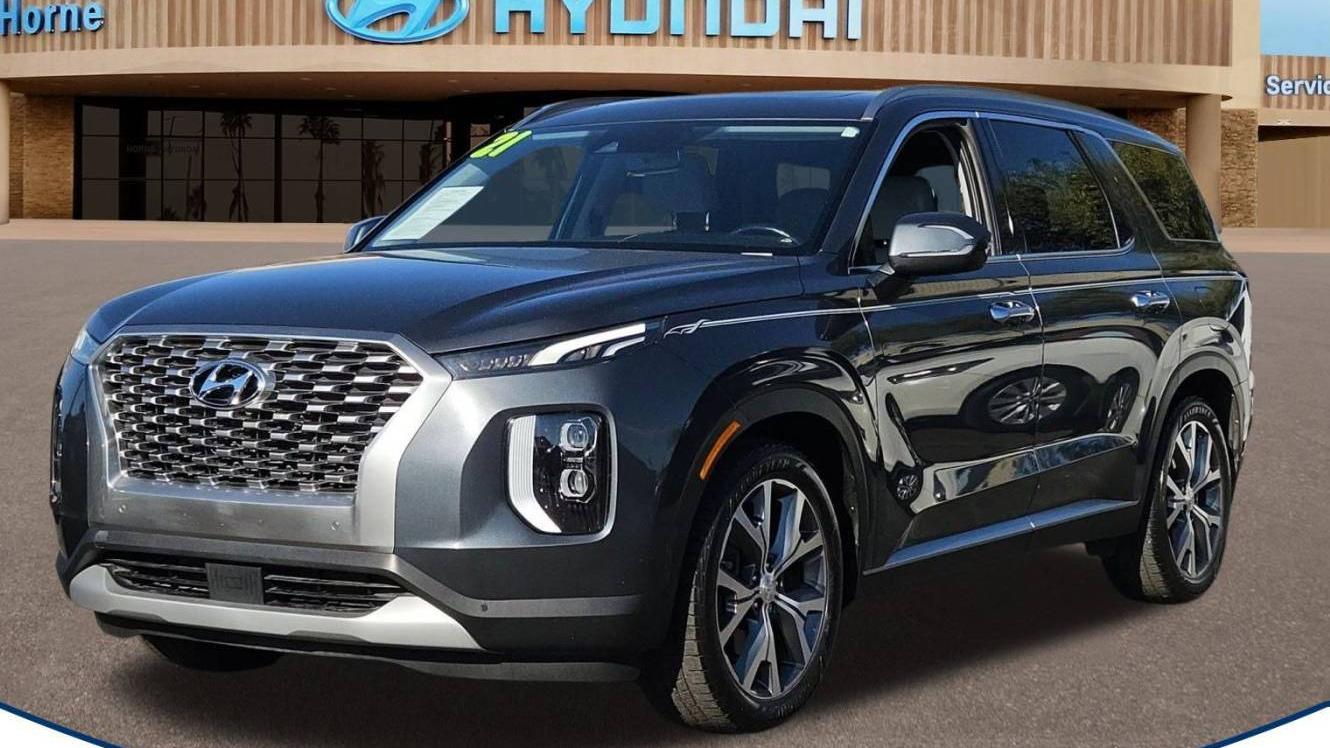 HYUNDAI PALISADE 2021 KM8R44HE1MU219529 image