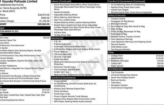 HYUNDAI PALISADE 2021 KM8R5DHE7MU194102 image