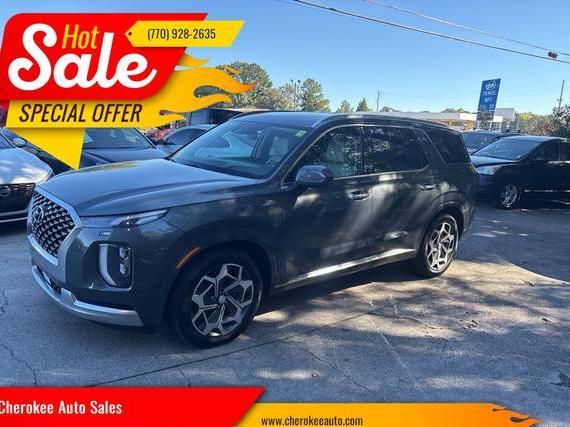 HYUNDAI PALISADE 2021 KM8R74HE7MU306245 image HYUNDAI PALISADE 2021 KM8R74HE7MU306245 image