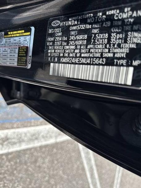 HYUNDAI PALISADE 2022 KM8R24HE5NU415643 image