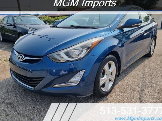 HYUNDAI ELANTRA 2016 KMHDH4AEXGU593960 image