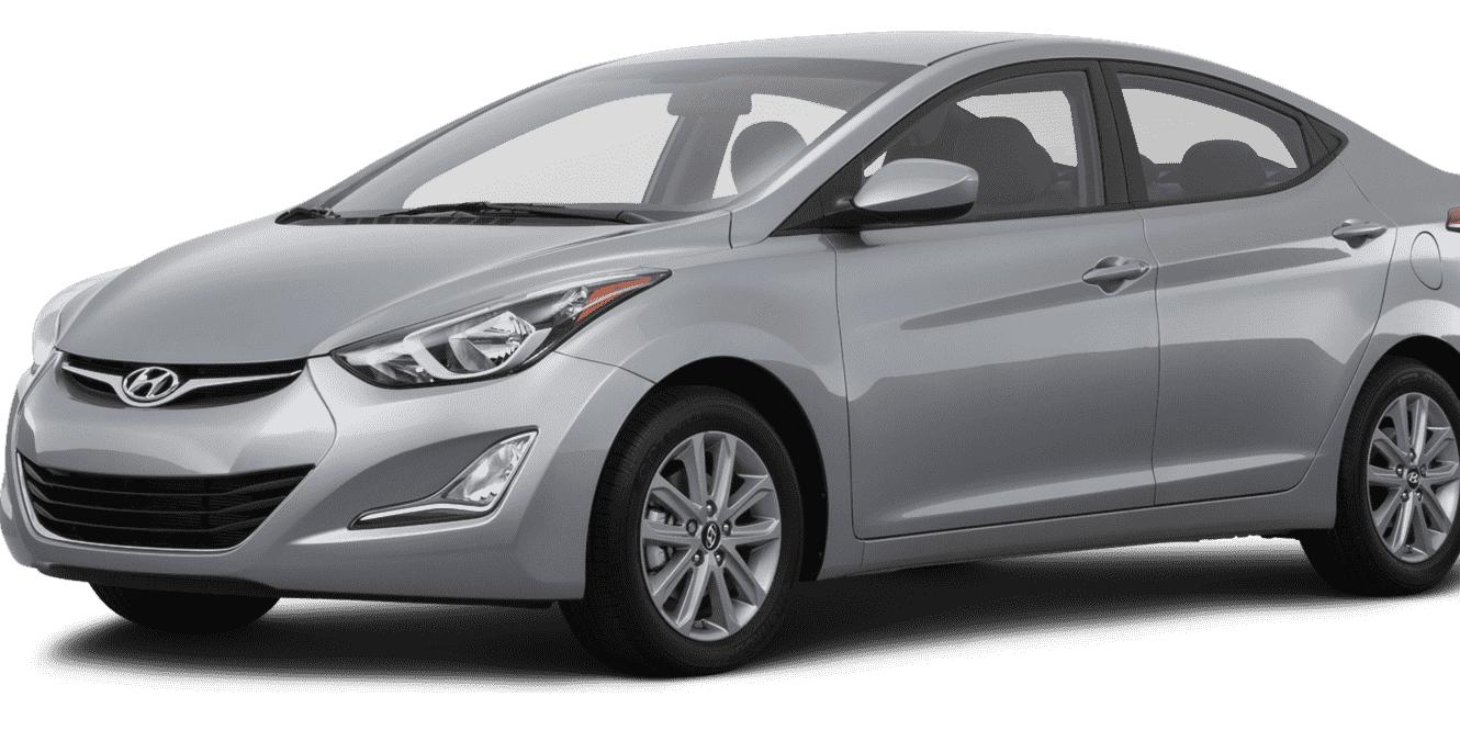 HYUNDAI ELANTRA 2016 KMHDH4AE1GU620107 image