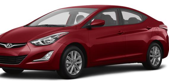 HYUNDAI ELANTRA 2016 KMHDH4AE3GU649026 image