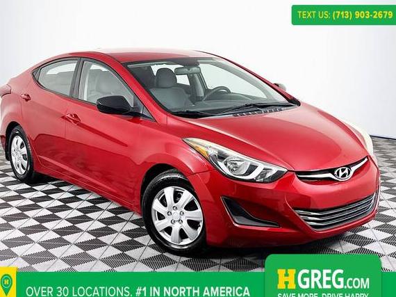 HYUNDAI ELANTRA 2016 KMHDH4AE4GU517781 image