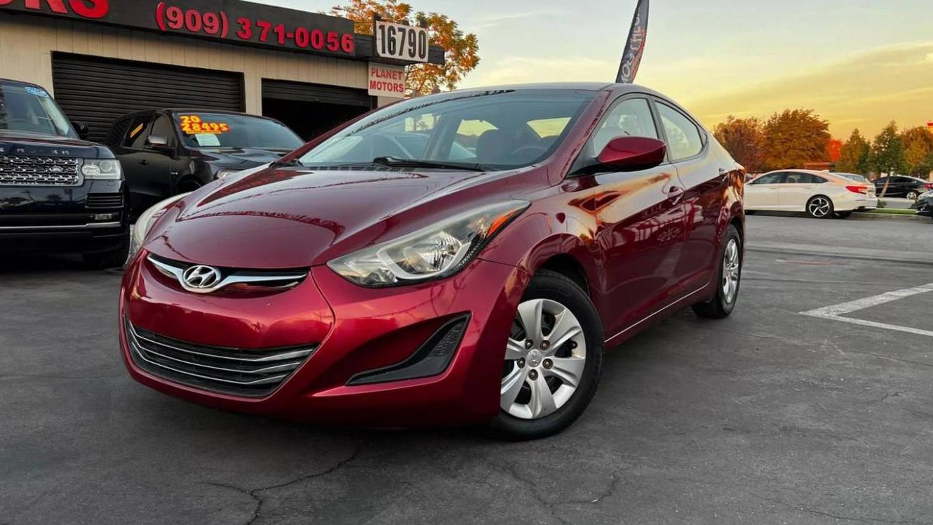 HYUNDAI ELANTRA 2016 5NPDH4AE4GH740823 image