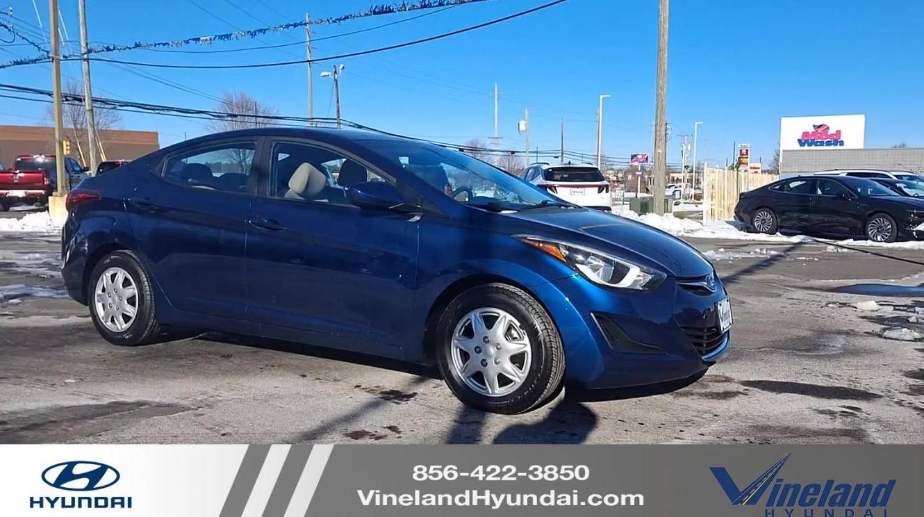 HYUNDAI ELANTRA 2016 5NPDH4AE2GH783329 image