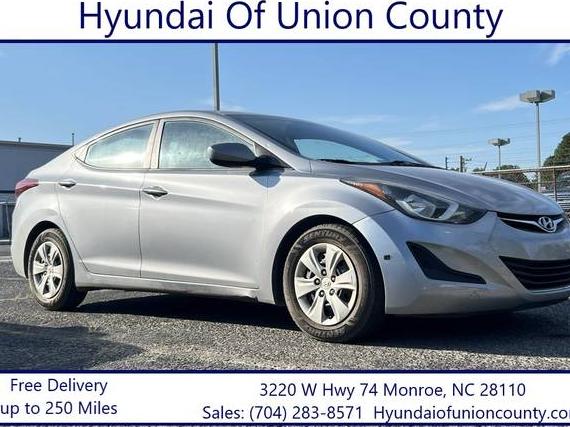 HYUNDAI ELANTRA 2016 5NPDH4AE7GH706617 image