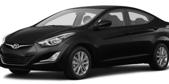 HYUNDAI ELANTRA 2016 KMHDH4AE9GU626690 image