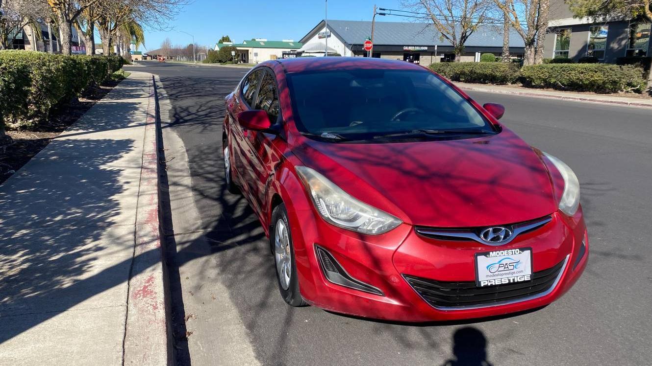 HYUNDAI ELANTRA 2016 KMHDH4AE1GU542783 image