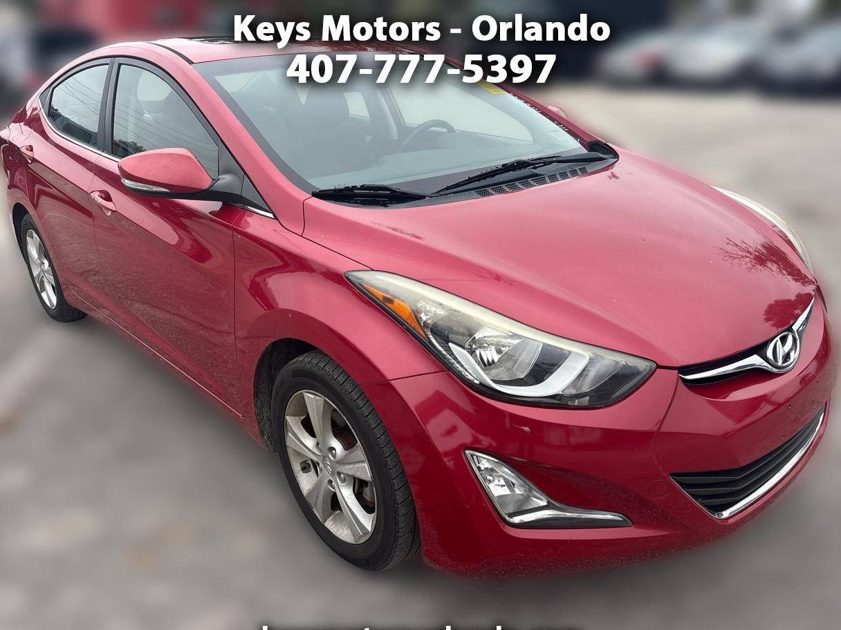 HYUNDAI ELANTRA 2016 KMHDH4AE6GU555075 image