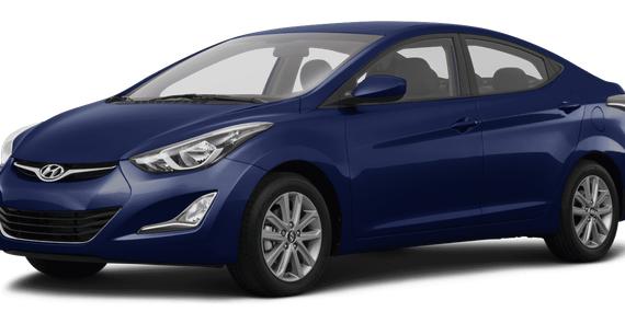 HYUNDAI ELANTRA 2016 KMHDH4AE9GU604219 image