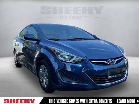 HYUNDAI ELANTRA 2016 KMHDH4AE9GU649080 image
