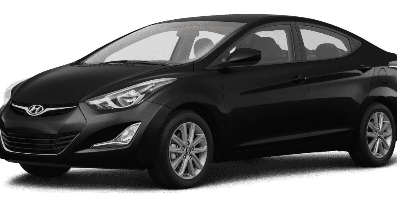 HYUNDAI ELANTRA 2016 KMHDH4AE8GU626700 image