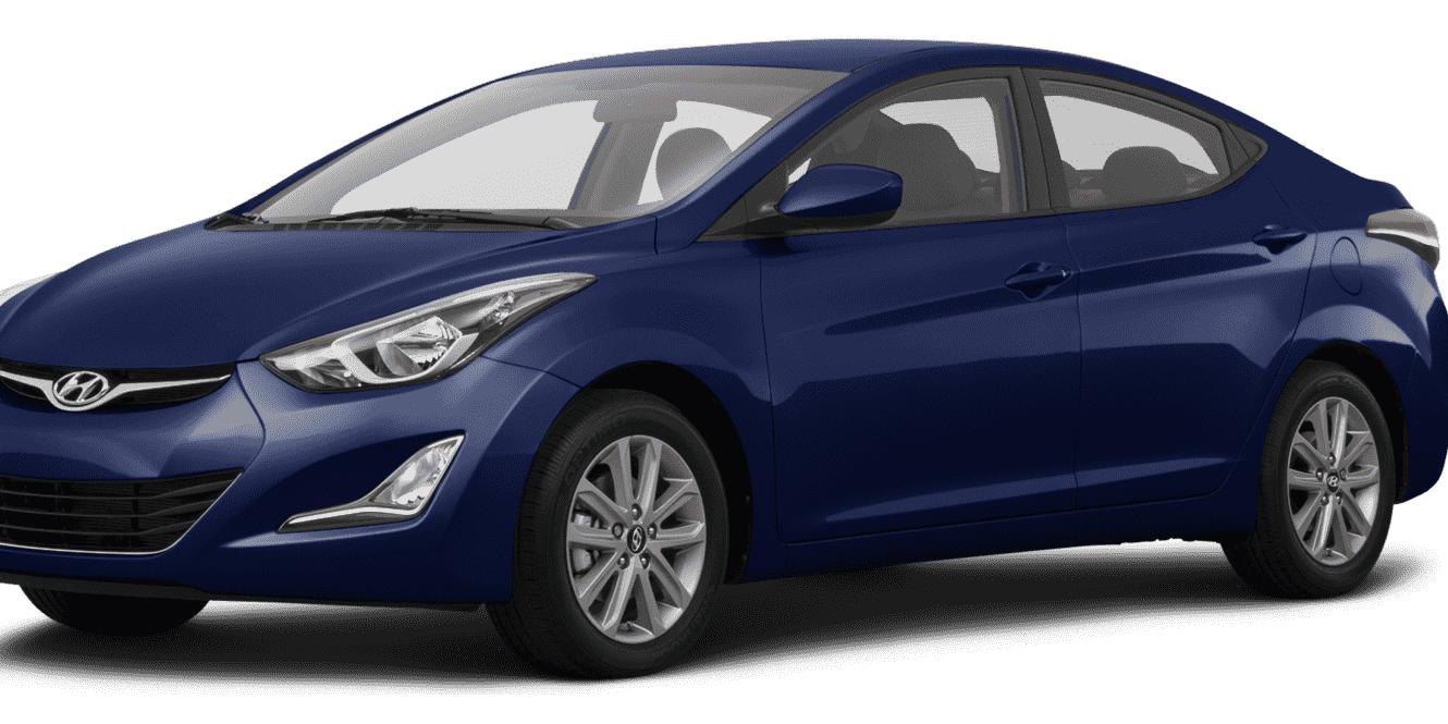 HYUNDAI ELANTRA 2016 KMHDH4AE9GU558441 image