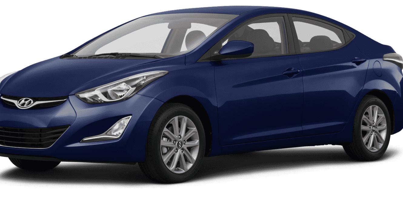 HYUNDAI ELANTRA 2016 KMHDH4AE1GU582541 image