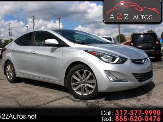 HYUNDAI ELANTRA 2016 5NPDH4AE6GH722503 image