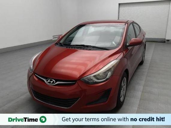 HYUNDAI ELANTRA 2016 5NPDH4AE5GH758165 image