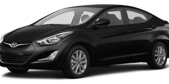 HYUNDAI ELANTRA 2016 KMHDH4AE8GU626504 image