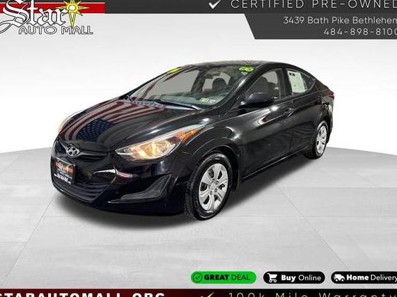 HYUNDAI ELANTRA 2016 5NPDH4AE6GH668541 image