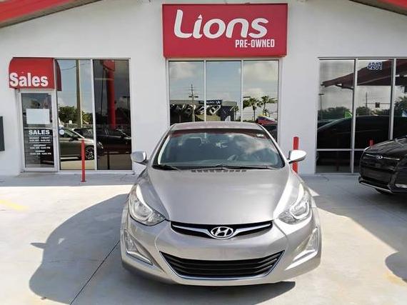 HYUNDAI ELANTRA 2016 KMHDH4AE2GU544753 image