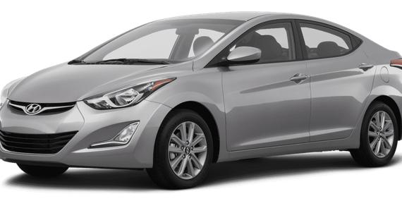 HYUNDAI ELANTRA 2016 KMHDH4AE7GU566473 image