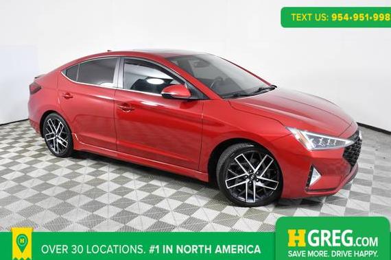 HYUNDAI ELANTRA 2019 KMHD04LB1KU870742 image