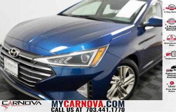 HYUNDAI ELANTRA 2019 5NPD84LFXKH480961 image