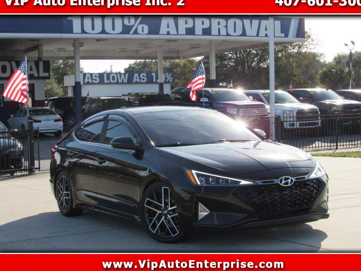 HYUNDAI ELANTRA 2019 KMHD04LB1KU820438 image