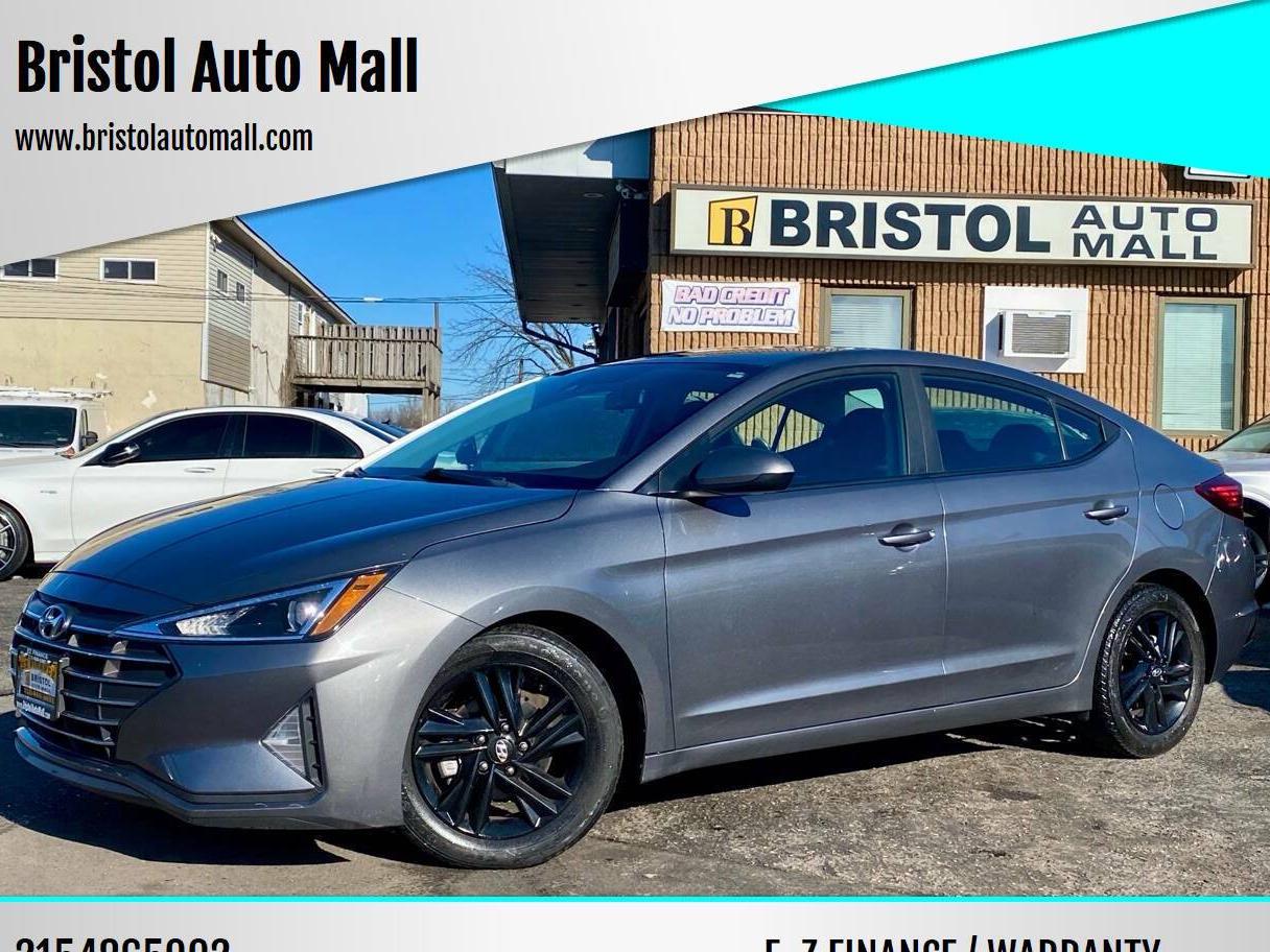 HYUNDAI ELANTRA 2019 5NPD84LF0KH427346 image