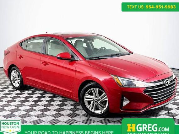 HYUNDAI ELANTRA 2019 5NPD84LF4KH423753 image