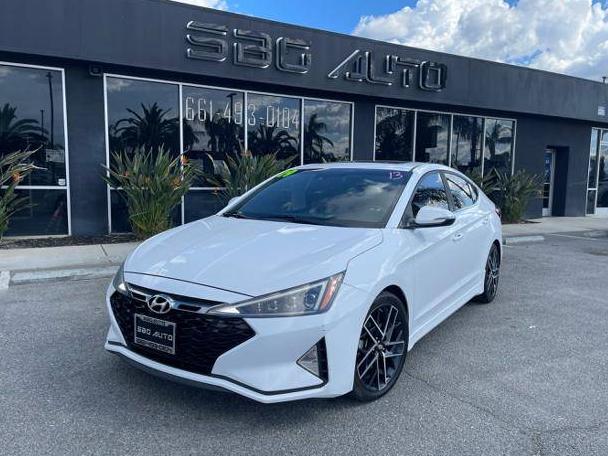 HYUNDAI ELANTRA 2019 KMHD04LBXKU816999 image