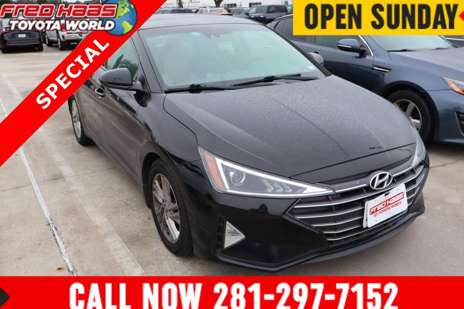 HYUNDAI ELANTRA 2019 5NPD84LF0KH487224 image