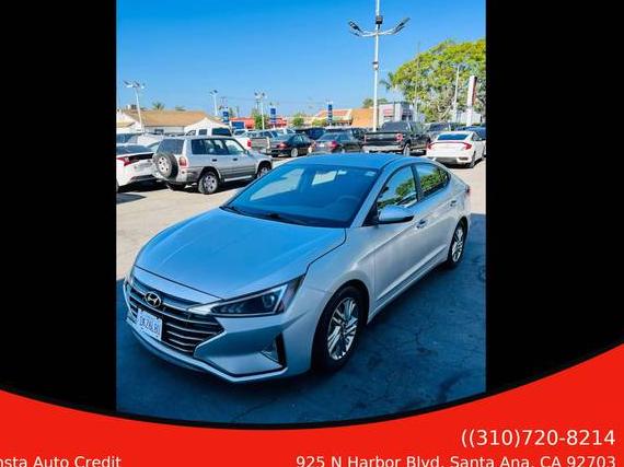 HYUNDAI ELANTRA 2019 5NPD84LF7KH436478 image