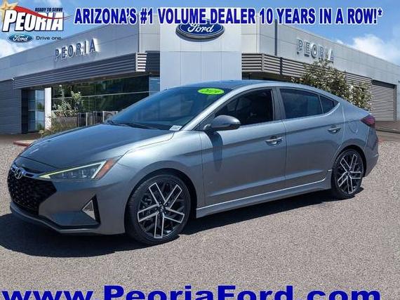 HYUNDAI ELANTRA 2019 KMHD04LB3KU812678 image