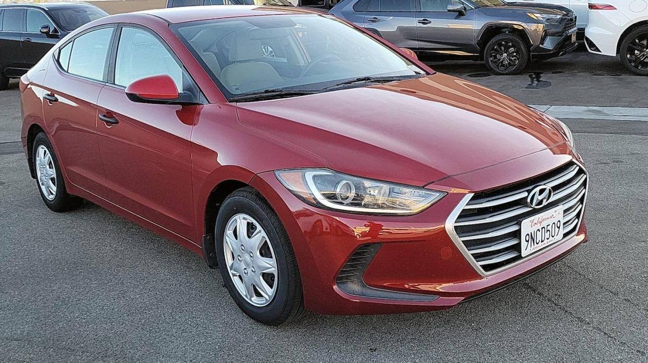 HYUNDAI ELANTRA 2018 KMHD74LF9JU450109 image