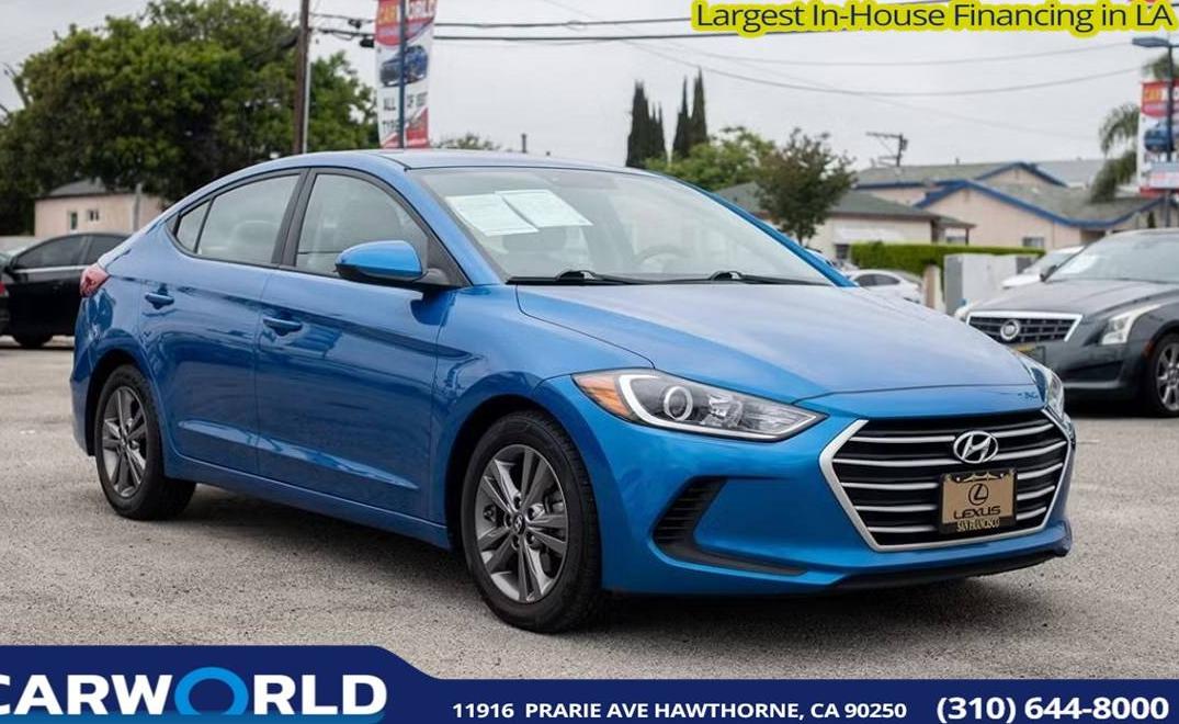 HYUNDAI ELANTRA 2018 5NPD84LFXJH220722 image