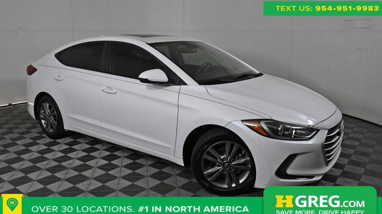 HYUNDAI ELANTRA 2018 5NPD84LF5JH306164 image