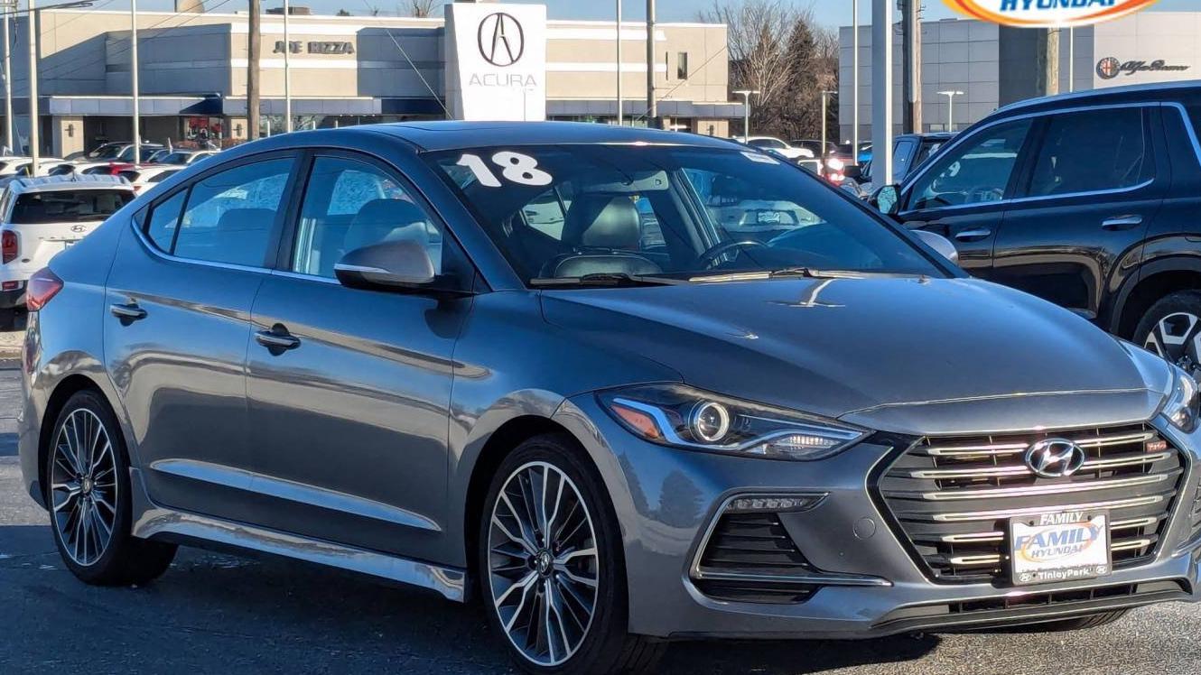 HYUNDAI ELANTRA 2018 KMHD04LBXJU524610 image