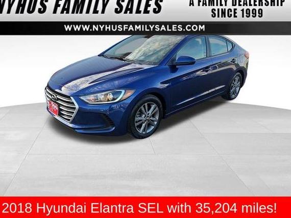 HYUNDAI ELANTRA 2018 5NPD84LFXJH369549 image