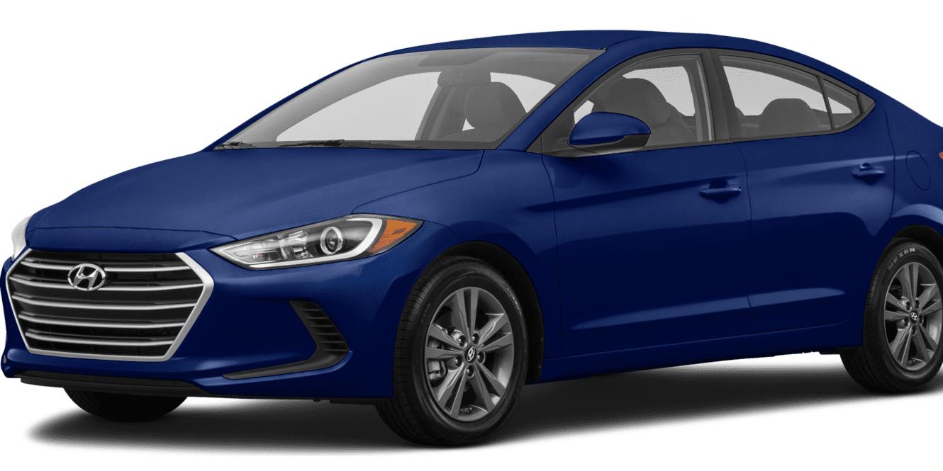 HYUNDAI ELANTRA 2018 5NPD84LF0JH343512 image