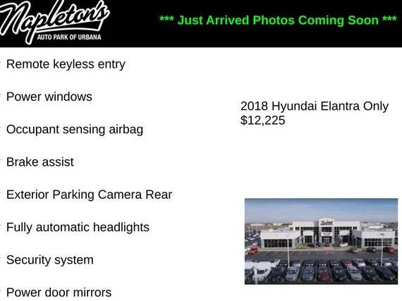 HYUNDAI ELANTRA 2018 5NPD84LFXJH217013 image